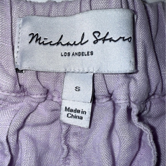 Michael Stars Linen Paperboy Pull on Shorts Size Small - Picture 4 of 4
